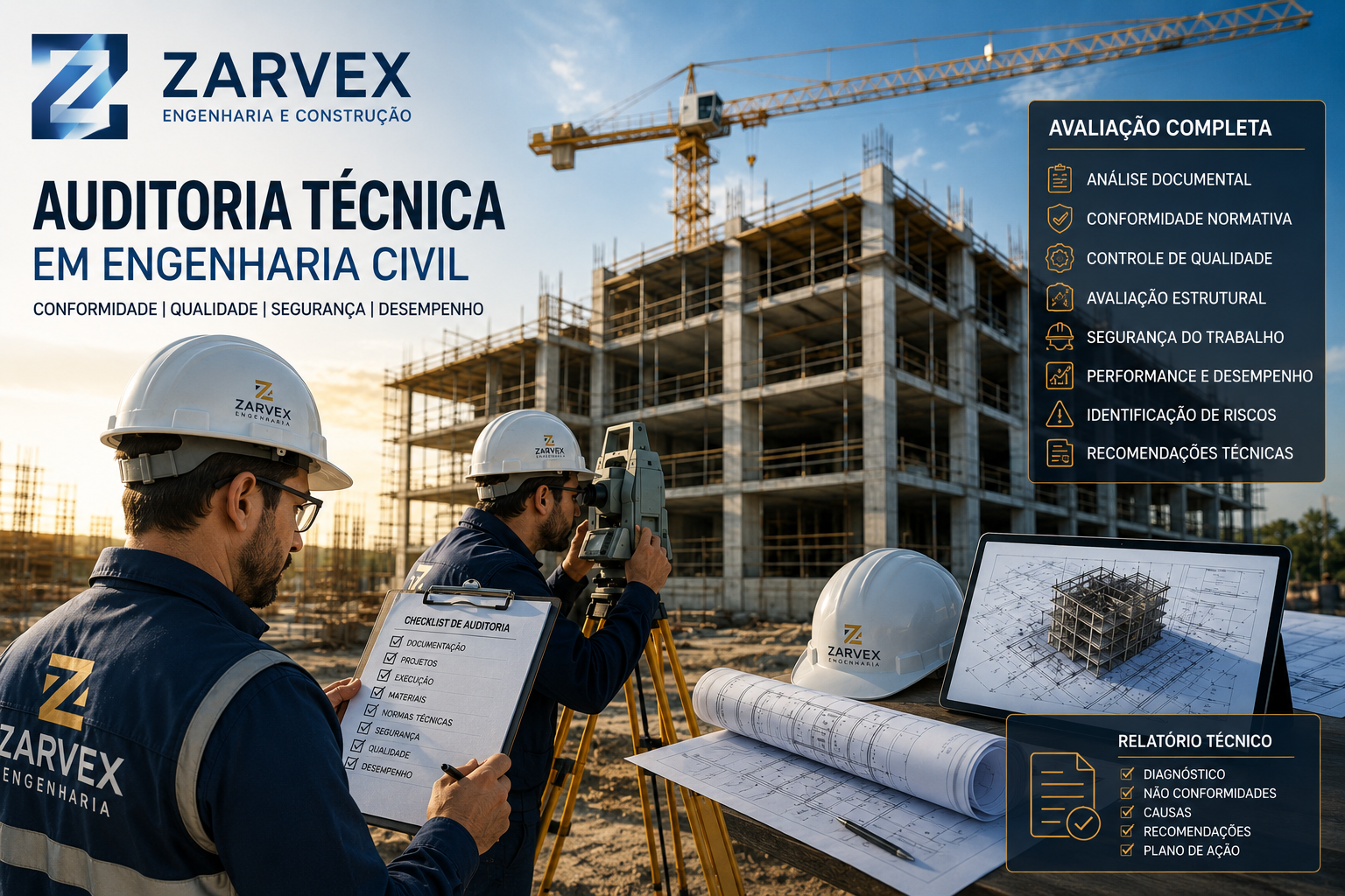 Auditoria técnica e estratégia inteligente em engenharia