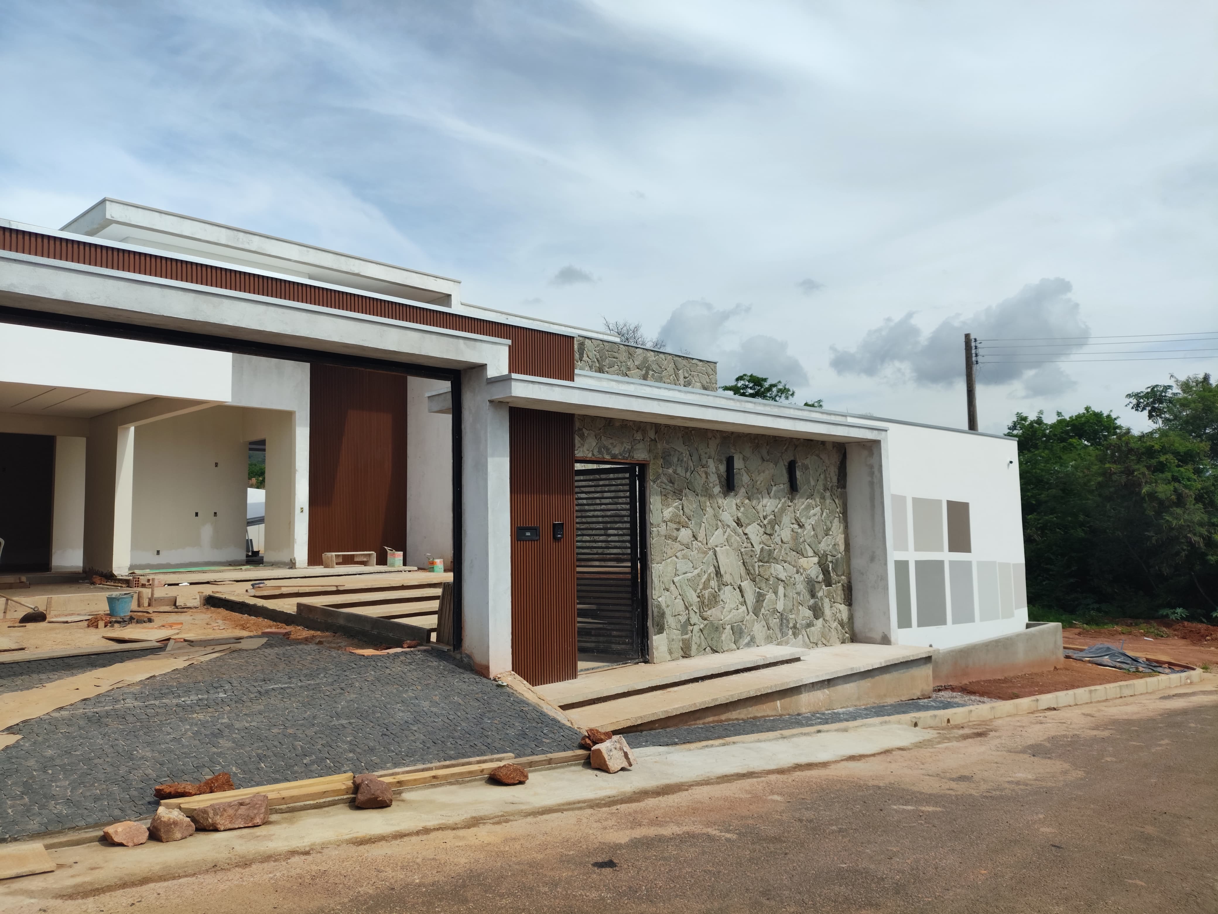 Casa moderna em construção em Barra Velha SC