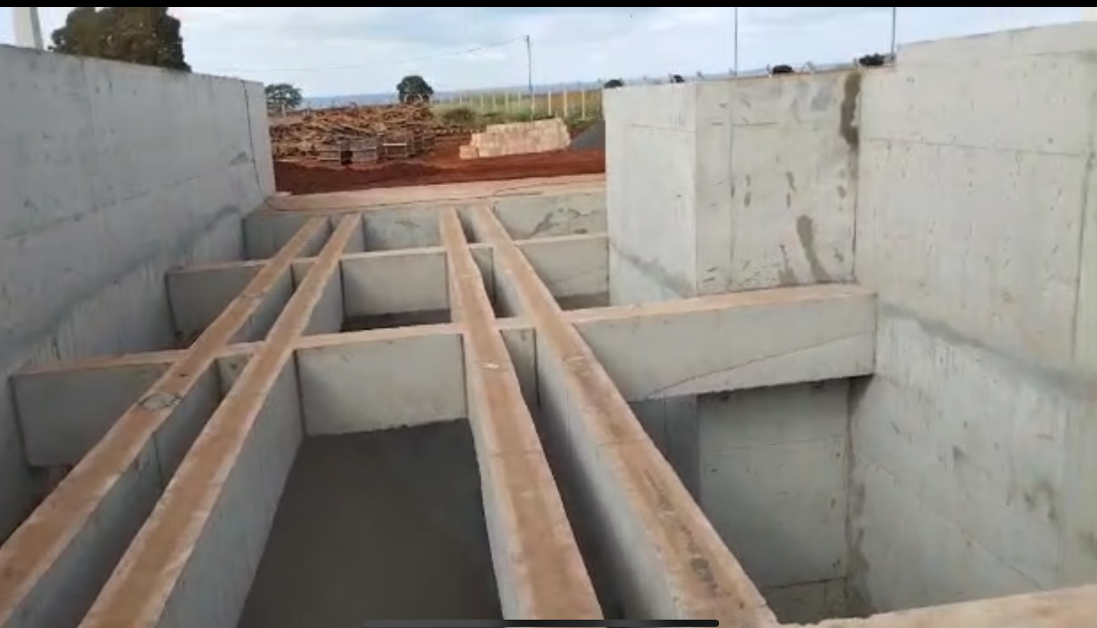 Obra agroindustrial e galpão industrial executado pela Zarvex Engenharia